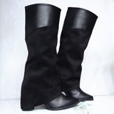 Bota plana negro para mujer 2661-Z22