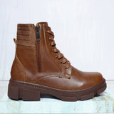 Botin miel para mujer 500-Z126