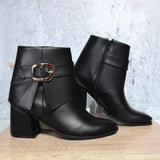 Botin negro para mujer 504-Z578