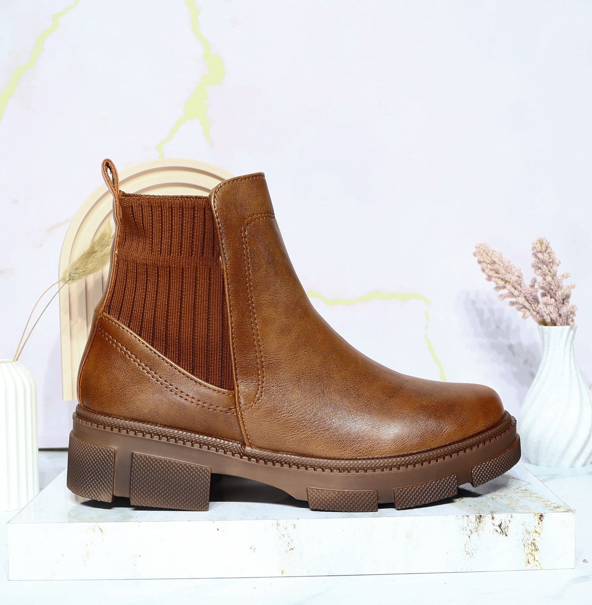Botin miel para mujer 518-Z126
