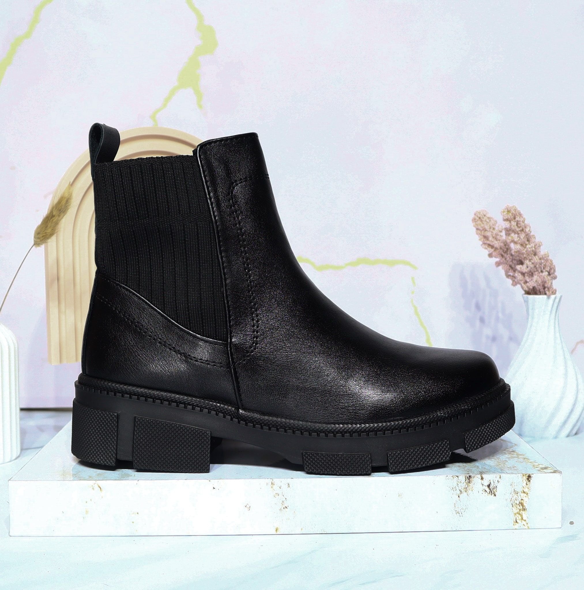 Botin negro para mujer 518-Z126