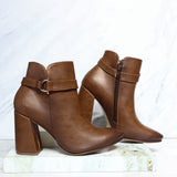 Botin canela para mujer 576-Z578