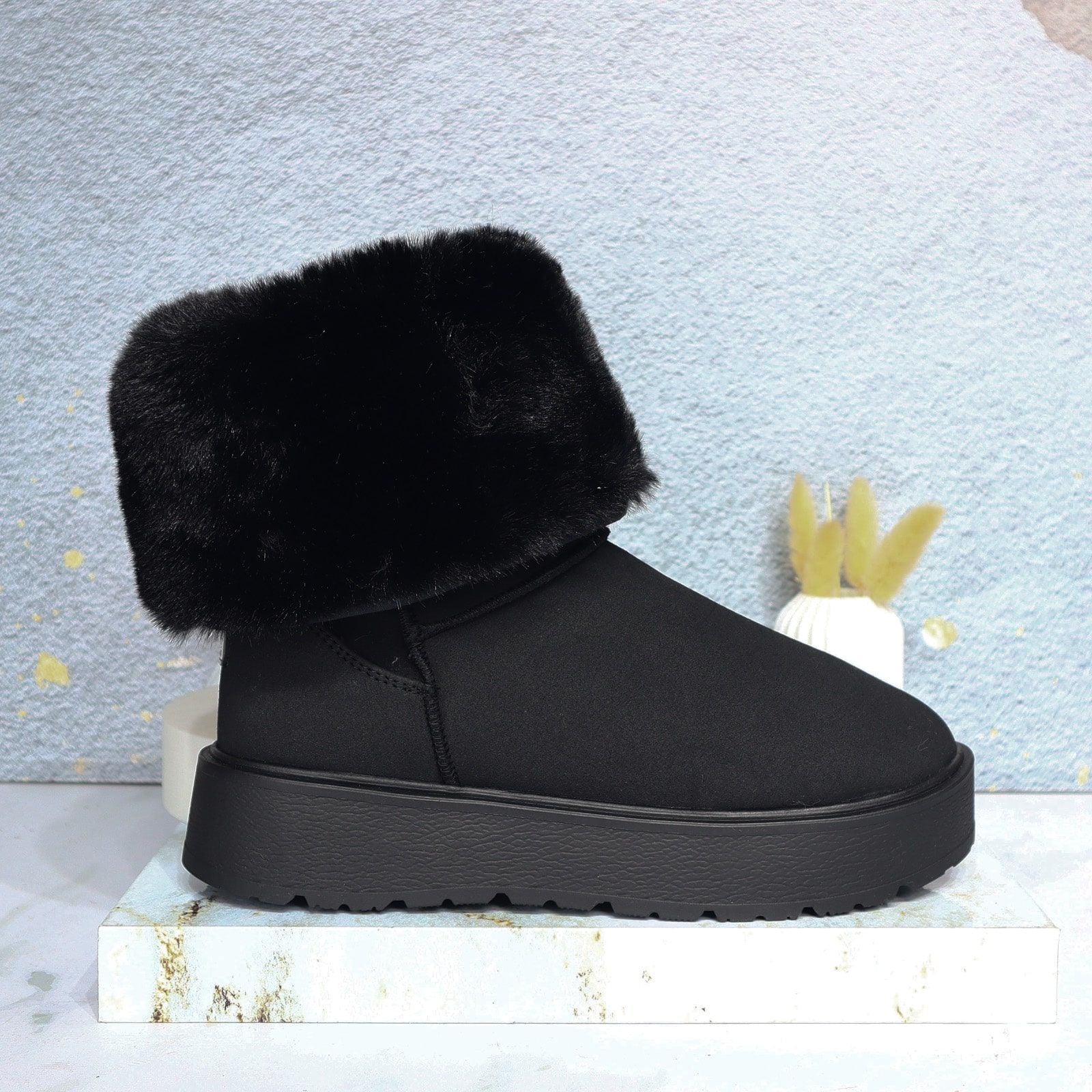 Bota negro para mujer 716-Z96