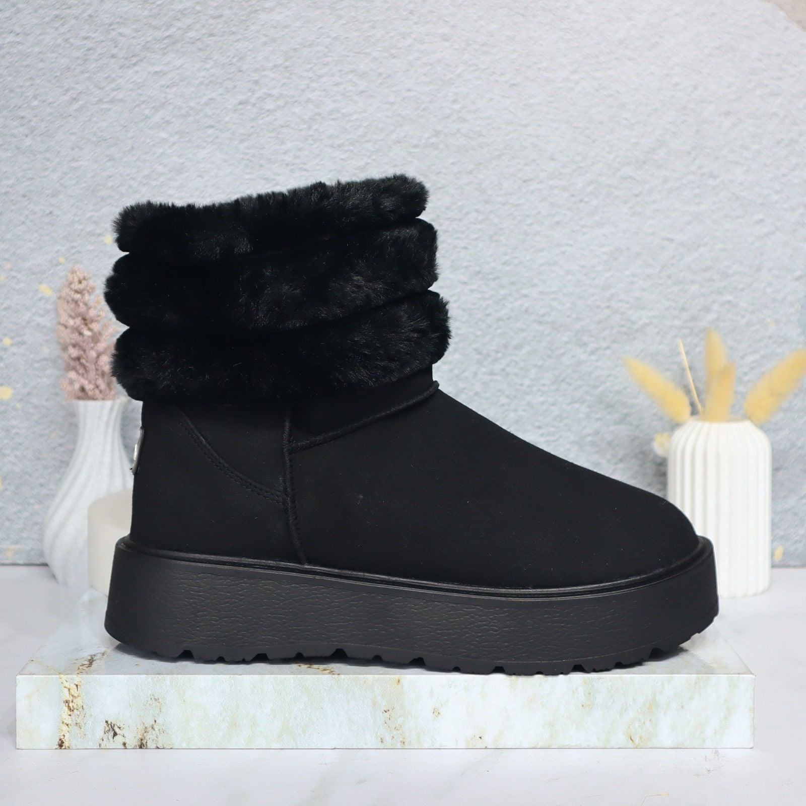 Bota negro para mujer 726-Z96