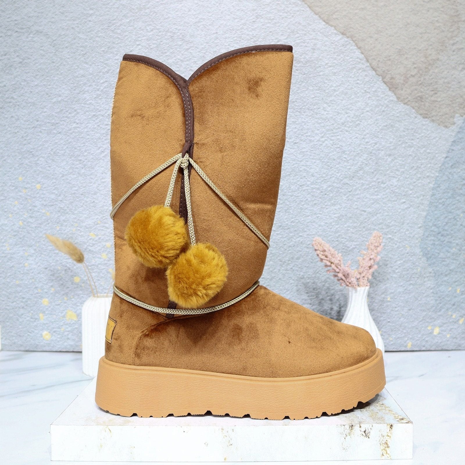 Bota miel para mujer 852-Z279