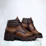 Botin miel para mujer B6317-Z807