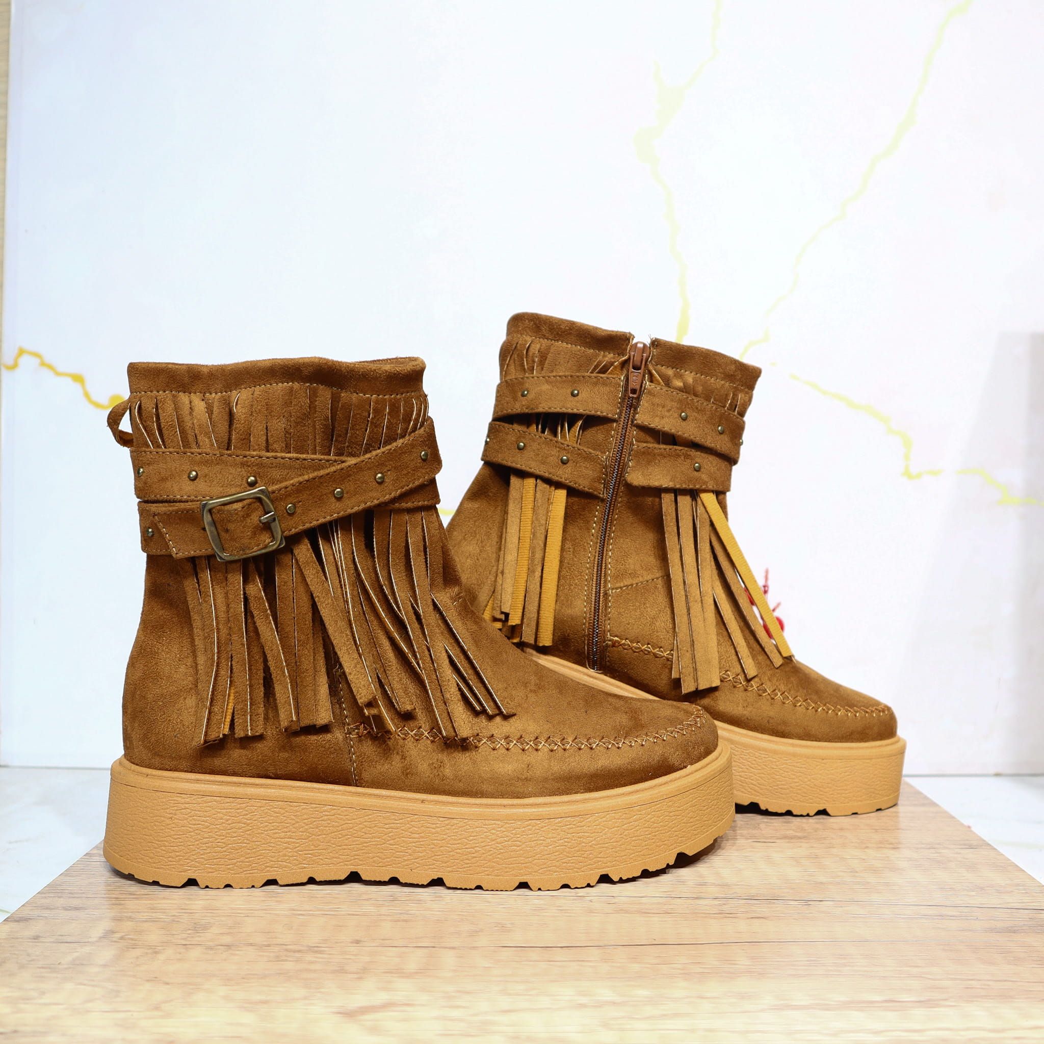 Botin miel para mujer FLECO1-Z279