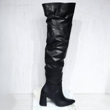 Bota tacon 5 1/2 negro para mujer LUCIANA-Z279