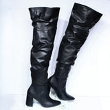 Bota tacon 5 1/2 negro para mujer LUCIANA-Z279