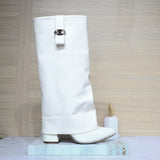 Bota blanco para mujer S8018-Z347