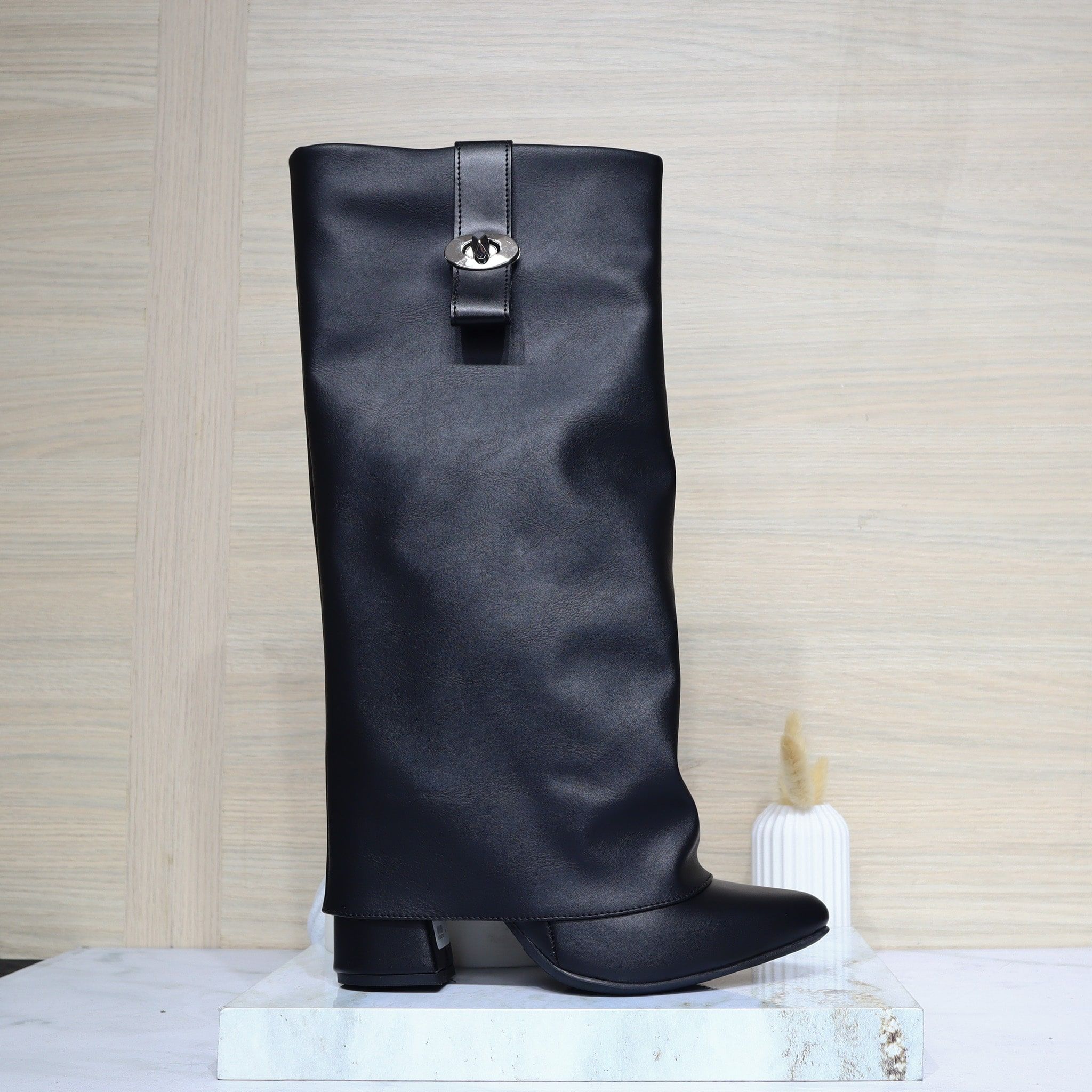 Bota negro para mujer S8018-Z347