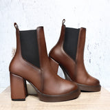 Botin cafe para mujer S8028-Z347