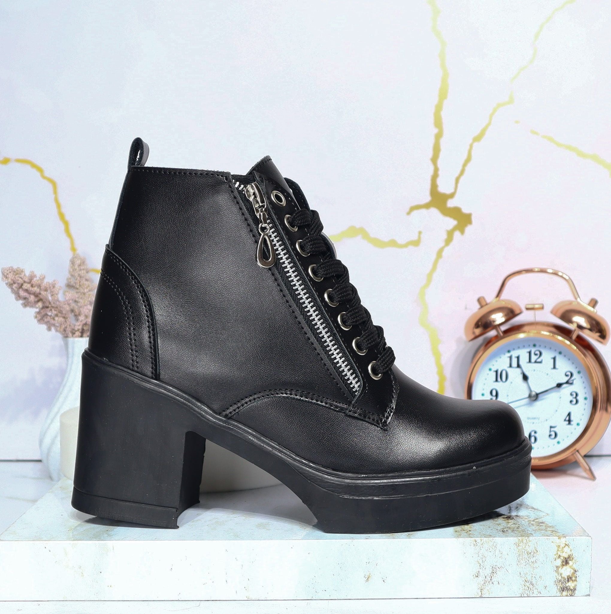 Botin negro para mujer TA327