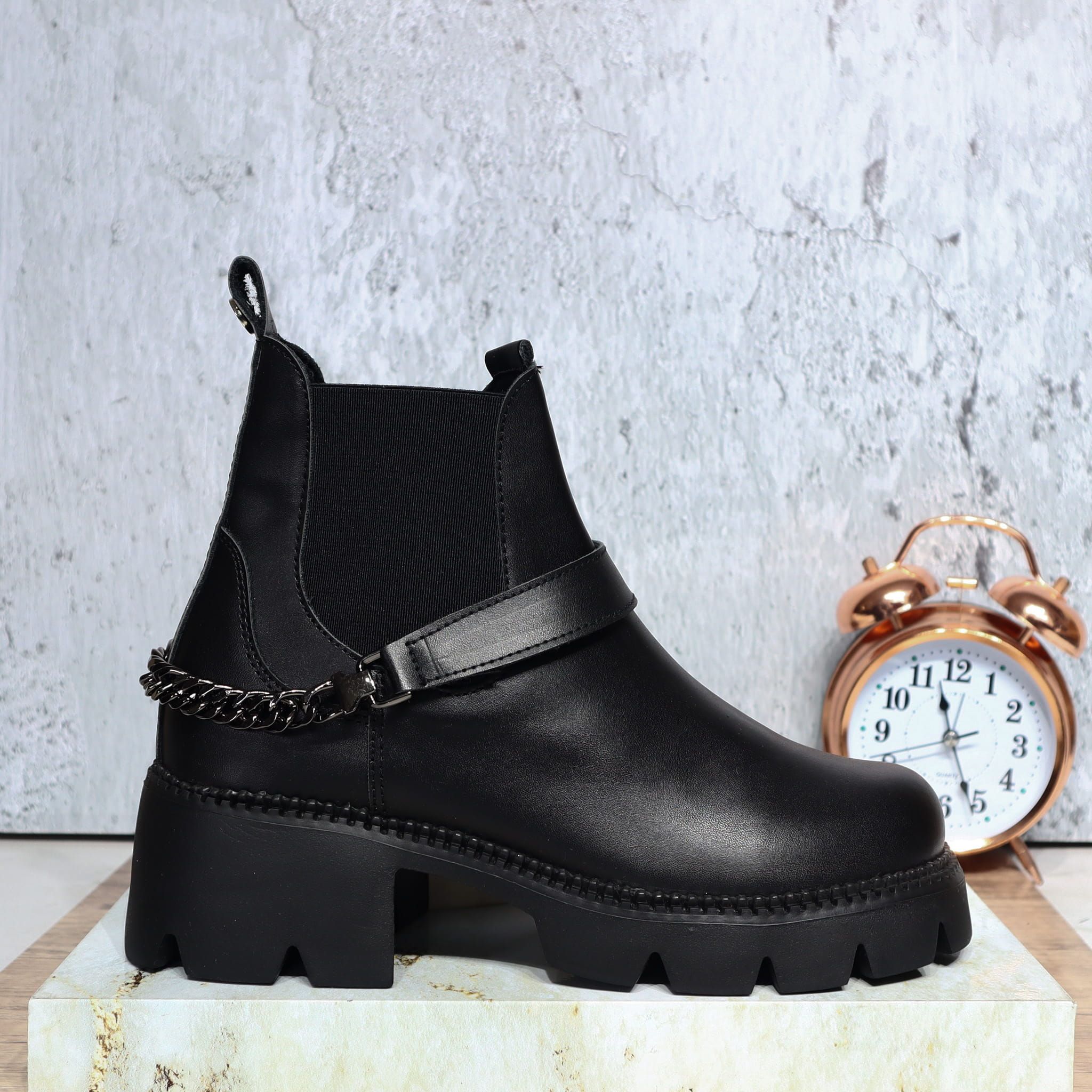 Botin negro para mujer TA328