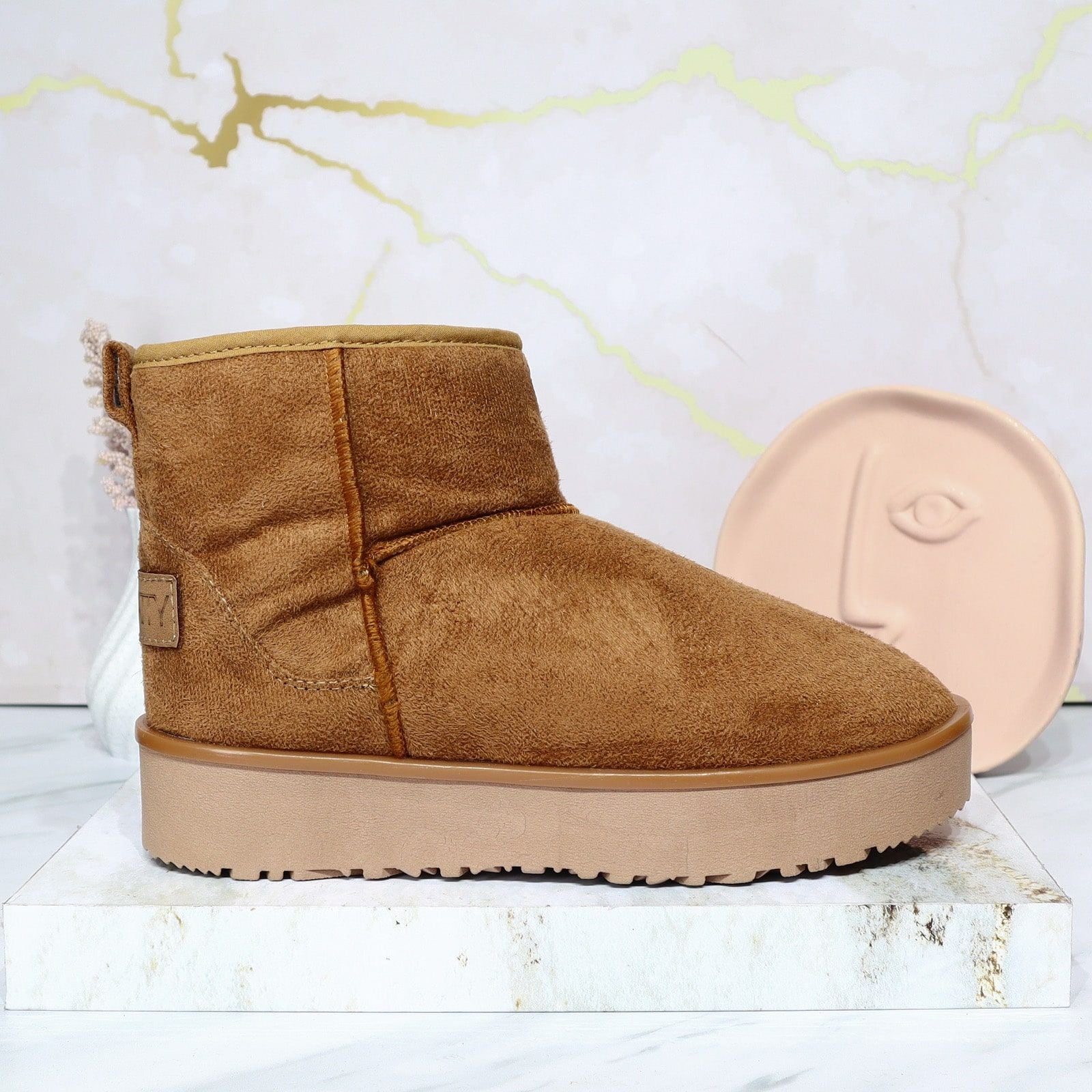Botin miel para mujer TOM-Z517