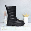 Bota negro para niña J80-Z126