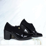 Bolichero negro charol para mujer GMARTINA-Z223