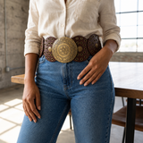 Correa para mujer BELT104 CAFE