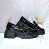 Mocasin negro para mujer 002-Z227