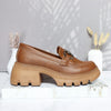 Mocasin tabaco para mujer 002-Z227