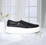 Mocasin negro para mujer 015-Z310