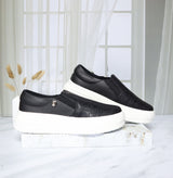 Mocasin negro para mujer 015-Z310