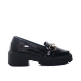 Mocasin niña negro charol para niña 126-Z126