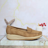 Mocasin miel para mujer 2549-Z719