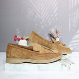 Mocasin miel cuero para mujer 25800-Z715