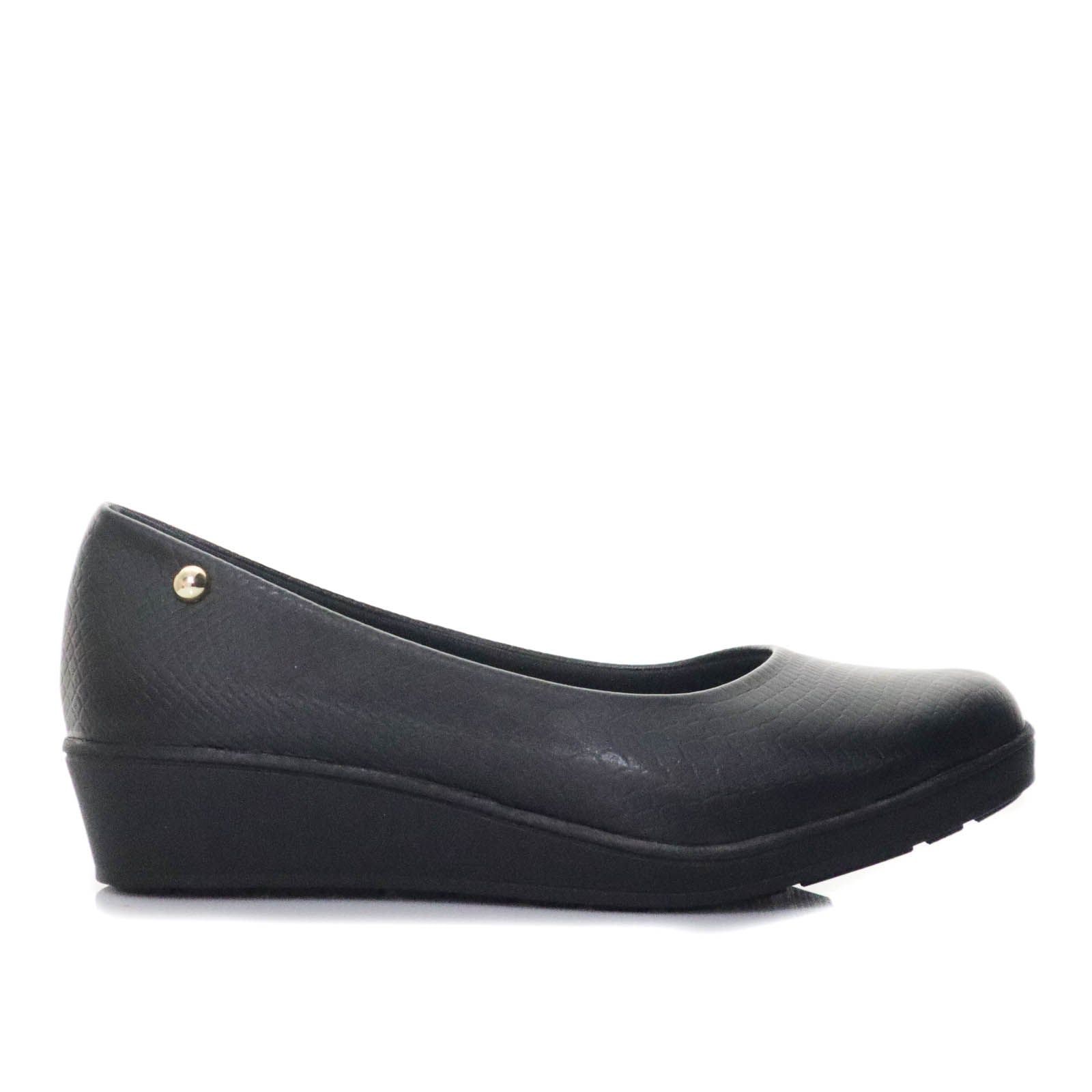 Mocasin negro para mujer 285-Z681