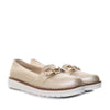 Mocasin champaña para mujer 332-Z360