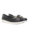 Mocasin negro para mujer 332-Z360