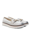 Mocasin plata para mujer 332-Z360