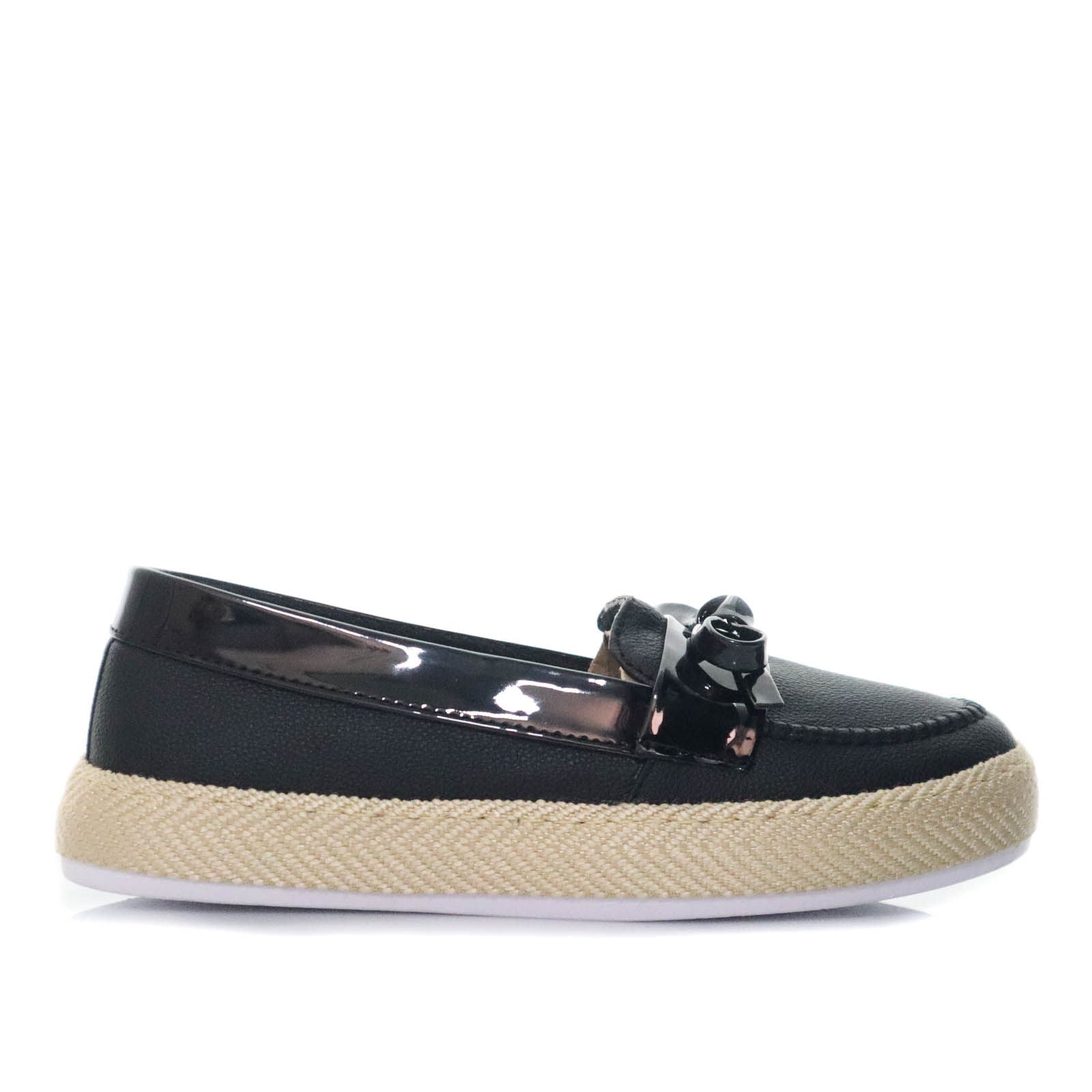 Mocasin negro para mujer 749-Z359
