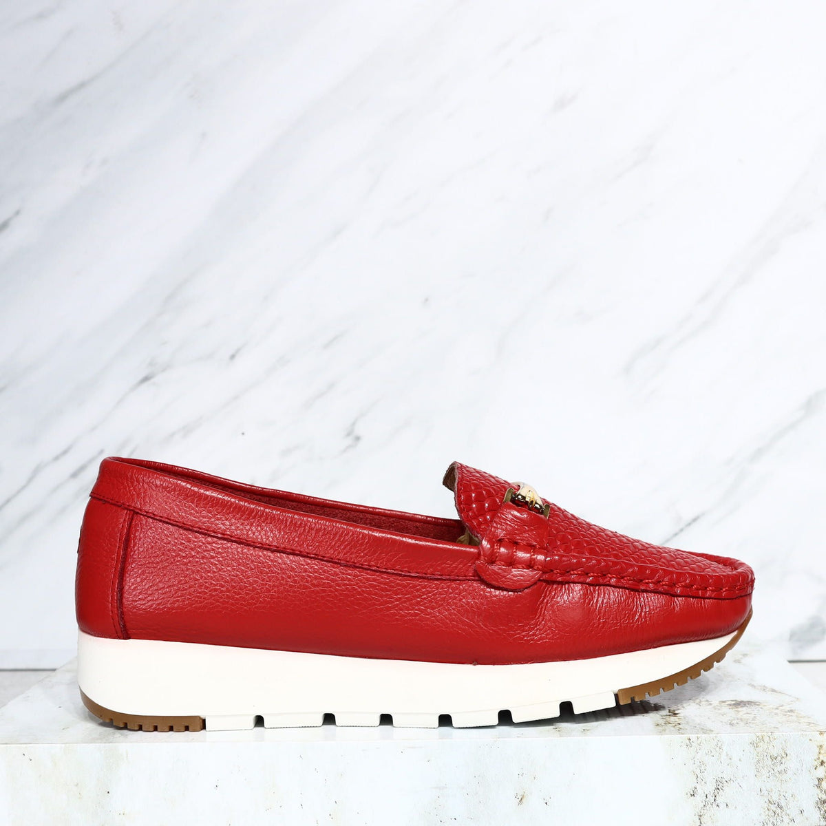 Mocasin rojo para mujer BELEN-Z426