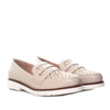 Mocasin crema x beige para mujer H-EMILSE