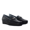 Mocasin negro cuero para mujer SOFIA-Z426