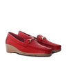 Mocasin rojo cuero para mujer SOFIA-Z426