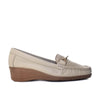 Mocasin talco cuero para mujer SOFIA-Z426