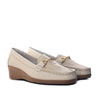 Mocasin talco cuero para mujer SOFIA-Z426