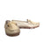 Mocasin champaña cuero para mujer TA09-Z449