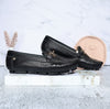 Mocasin negro x dino cuero para mujer TA09-Z449