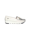 Mocasin crema cuero para mujer TA11-Z449