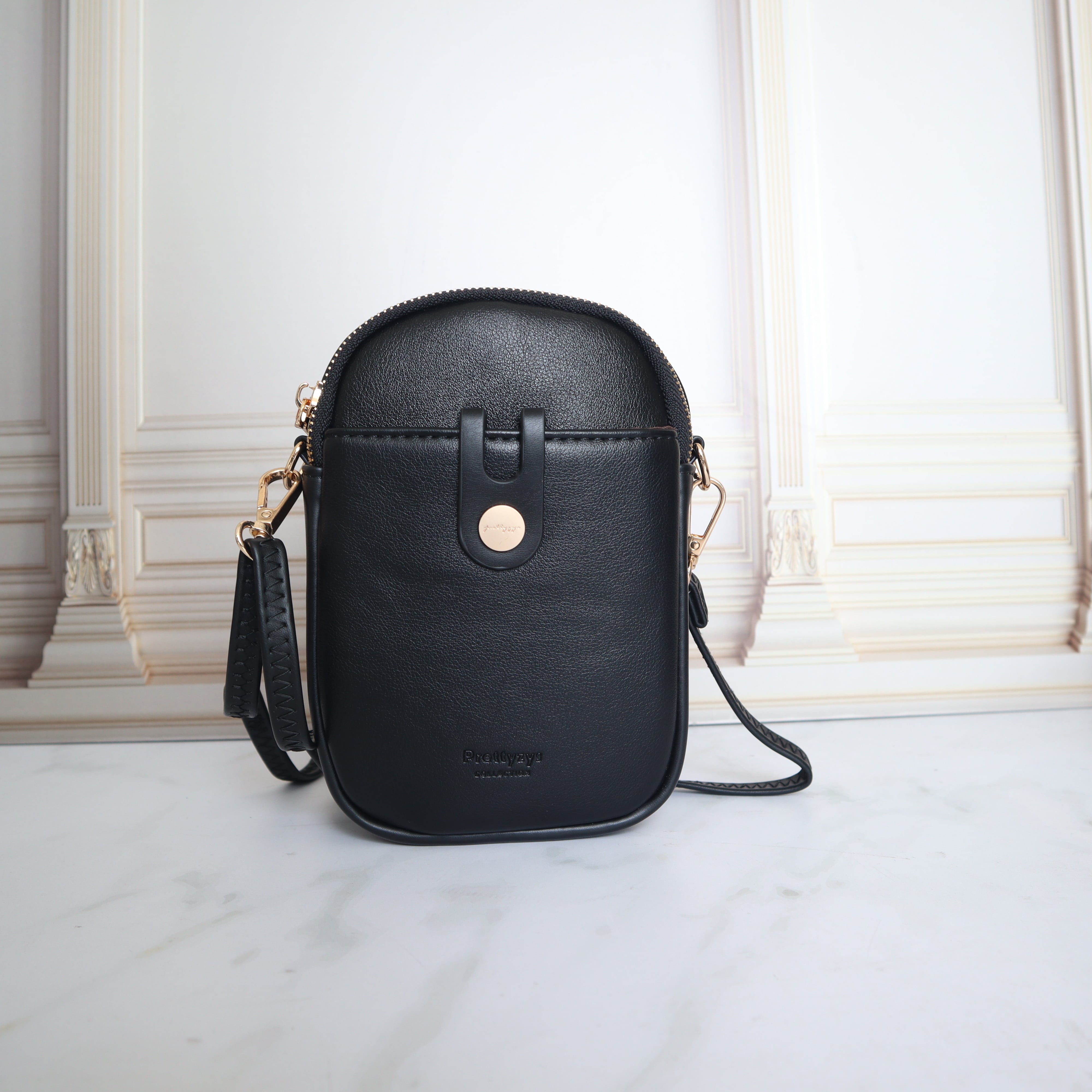 Portacelular negro para mujer PCZ071