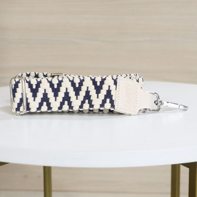Riata beige x beigex negro zigzag para mujer REA1