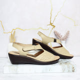 Romulo sandalia beige para mujer RO5591