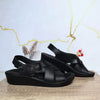 Romulo sandalia negro para mujer RO7206