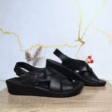 Romulo sandalia negro para mujer RO7206