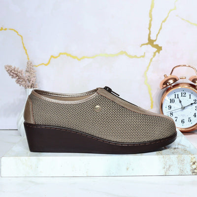 Mocasin bronce para mujer RO6070