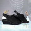 Romulo sandalia negro para mujer RO3149